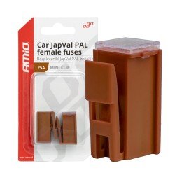 ΑΣΦΑΛΕΙΕΣ JapVal PAL ΘΗΛΥΚΕΣ 25A ΣΕ ΚΑΦΕ ΧΡΩΜΑ AMIO - 2 Τεμ.-Amio-03412/AM ΑΣΦΑΛΕΙΕΣ JapVal PAL ΘΗΛΥΚΕΣ 25A ΣΕ ΚΑΦΕ ΧΡΩΜΑ AMIO - 2 Τεμ.-Amio-03412/AM