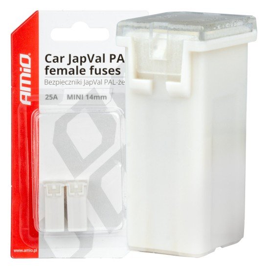 ΑΣΦΑΛΕΙΕΣ JapVal PAL ΜΙΝΙ 14mm ΘΗΛΥΚΕΣ 25A ΣΕ ΛΕΥΚΟ ΧΡΩΜΑ AMIO - 2 Τεμ.-Amio-03436/AM ΑΣΦΑΛΕΙΕΣ JapVal PAL ΜΙΝΙ 14mm ΘΗΛΥΚΕΣ 25A ΣΕ ΛΕΥΚΟ ΧΡΩΜΑ AMIO - 2 Τεμ.-Amio-03436/AM