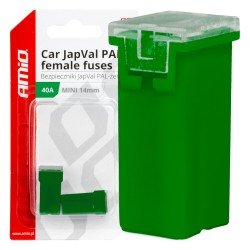ΑΣΦΑΛΕΙΕΣ JapVal PAL ΜΙΝΙ 14mm ΘΗΛΥΚΕΣ 40A ΣΕ ΠΡΑΣΙΝΟ ΧΡΩΜΑ AMIO - 2 Τεμ.-Amio-03438/AM ΑΣΦΑΛΕΙΕΣ JapVal PAL ΜΙΝΙ 14mm ΘΗΛΥΚΕΣ 40A ΣΕ ΠΡΑΣΙΝΟ ΧΡΩΜΑ AMIO - 2 Τεμ.-Amio-03438/AM