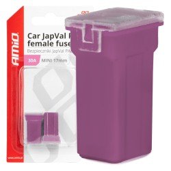 ΑΣΦΑΛΕΙΕΣ JapVal PAL ΜΙΝΙ 17mm ΘΗΛΥΚΕΣ 30A ΣΕ ΜΩΒ ΧΡΩΜΑ AMIO - 2 Τεμ.-Amio-03444/AM ΑΣΦΑΛΕΙΕΣ JapVal PAL ΜΙΝΙ 17mm ΘΗΛΥΚΕΣ 30A ΣΕ ΜΩΒ ΧΡΩΜΑ AMIO - 2 Τεμ.-Amio-03444/AM