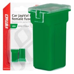 ΑΣΦΑΛΕΙΕΣ JapVal PAL ΜΙΝΙ 17mm ΘΗΛΥΚΕΣ 40A ΣΕ ΠΡΑΣΙΝΟ ΧΡΩΜΑ AMIO - 2 Τεμ.-Amio-03445/AM ΑΣΦΑΛΕΙΕΣ JapVal PAL ΜΙΝΙ 17mm ΘΗΛΥΚΕΣ 40A ΣΕ ΠΡΑΣΙΝΟ ΧΡΩΜΑ AMIO - 2 Τεμ.-Amio-03445/AM