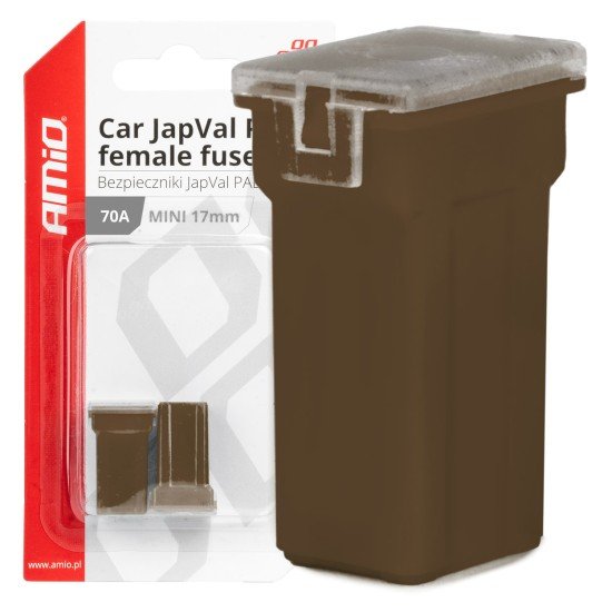 ΑΣΦΑΛΕΙΕΣ JapVal PAL ΜΙΝΙ 17mm ΘΗΛΥΚΕΣ 70A ΣΕ ΚΑΦΕ ΧΡΩΜΑ AMIO - 2 Τεμ.-Amio-03448/AM ΑΣΦΑΛΕΙΕΣ JapVal PAL ΜΙΝΙ 17mm ΘΗΛΥΚΕΣ 70A ΣΕ ΚΑΦΕ ΧΡΩΜΑ AMIO - 2 Τεμ.-Amio-03448/AM