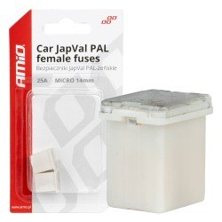 ΑΣΦΑΛΕΙΕΣ JapVal PAL ΜICRO 14mm ΘΗΛΥΚΕΣ 25A ΣΕ ΛΕΥΚΟ ΧΡΩΜΑ AMIO - 2 Τεμ.-Amio-03452/AM ΑΣΦΑΛΕΙΕΣ JapVal PAL ΜICRO 14mm ΘΗΛΥΚΕΣ 25A ΣΕ ΛΕΥΚΟ ΧΡΩΜΑ AMIO - 2 Τεμ.-Amio-03452/AM