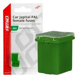 ΑΣΦΑΛΕΙΕΣ JapVal PAL ΜICRO 14mm ΘΗΛΥΚΕΣ 40A ΣΕ ΠΡΑΣΙΝΟ ΧΡΩΜΑ AMIO - 2 Τεμ.-Amio-03454/AM ΑΣΦΑΛΕΙΕΣ JapVal PAL ΜICRO 14mm ΘΗΛΥΚΕΣ 40A ΣΕ ΠΡΑΣΙΝΟ ΧΡΩΜΑ AMIO - 2 Τεμ.-Amio-03454/AM