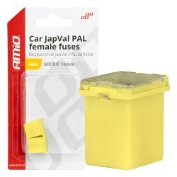 ΑΣΦΑΛΕΙΕΣ JapVal PAL ΜICRO 14mm ΘΗΛΥΚΕΣ 60A ΣΕ ΚΙΤΡΙΝΟ ΧΡΩΜΑ AMIO - 2 Τεμ.-Amio-03456/AM ΑΣΦΑΛΕΙΕΣ JapVal PAL ΜICRO 14mm ΘΗΛΥΚΕΣ 60A ΣΕ ΚΙΤΡΙΝΟ ΧΡΩΜΑ AMIO - 2 Τεμ.-Amio-03456/AM