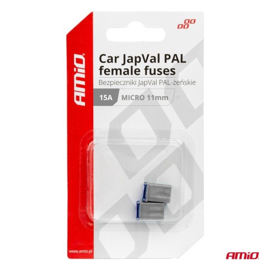 ΑΣΦΑΛΕΙΕΣ JapVal PAL ΜICRO 11mm ΘΗΛΥΚΕΣ 15A ΣΕ ΓΚΡΙ ΧΡΩΜΑ AMIO - 2 Τεμ.-Amio-03457/AM ΑΣΦΑΛΕΙΕΣ JapVal PAL ΜICRO 11mm ΘΗΛΥΚΕΣ 15A ΣΕ ΓΚΡΙ ΧΡΩΜΑ AMIO - 2 Τεμ.-Amio-03457/AM