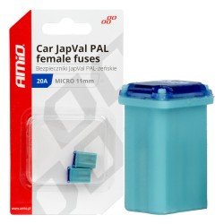 ΑΣΦΑΛΕΙΕΣ JapVal PAL ΜICRO 11mm ΘΗΛΥΚΕΣ 20A ΣΕ ΓΑΛΑΖΙΟ ΧΡΩΜΑ AMIO - 2 Τεμ.-Amio-03458/AM ΑΣΦΑΛΕΙΕΣ JapVal PAL ΜICRO 11mm ΘΗΛΥΚΕΣ 20A ΣΕ ΓΑΛΑΖΙΟ ΧΡΩΜΑ AMIO - 2 Τεμ.-Amio-03458/AM