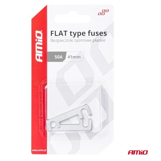 ΑΣΦΑΛΕΙΕΣ FLAT 41mm 50A AMIO - 2 Τεμ.-Amio-03491/AM ΑΣΦΑΛΕΙΕΣ FLAT 41mm 50A AMIO - 2 Τεμ.-Amio-03491/AM