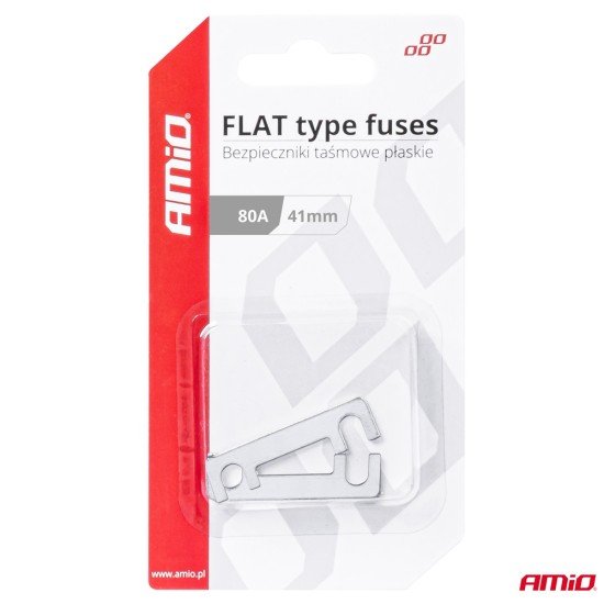 ΑΣΦΑΛΕΙΕΣ FLAT 41mm 80A AMIO - 2 Τεμ.-Amio-03493/AM ΑΣΦΑΛΕΙΕΣ FLAT 41mm 80A AMIO - 2 Τεμ.-Amio-03493/AM