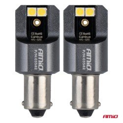 ΛΑΜΠΕΣ T4W BA9s 12/24V 6.000K 4xSMD LED FULL CAN-BUS ΛΕΥΚΟ 3030 PRO SERIES AMIO - 2 ΤΕΜ.-Amio-03582/AM ΛΑΜΠΕΣ T4W BA9s 12/24V 6.000K 4xSMD LED FULL CAN-BUS ΛΕΥΚΟ 3030 PRO SERIES AMIO - 2 ΤΕΜ.-Amio-03582/AM