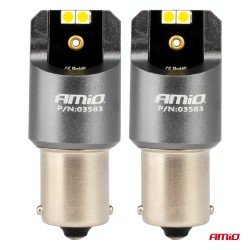 ΛΑΜΠΕΣ LED CAN-BUS P21W BA15S 12/24V 6.000K 4xSMD ΛΕΥΚΟ PRO SERIES AMIO - 2 ΤΕΜ. -Amio-03583/AM ΛΑΜΠΕΣ LED CAN-BUS P21W BA15S 12/24V 6.000K 4xSMD ΛΕΥΚΟ PRO SERIES AMIO - 2 ΤΕΜ. -Amio-03583/AM