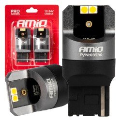 ΛΑΜΠΕΣ WY21W 12/24V 6.000K 4SMD LED CAN-BUS ΚΙΤΡΙΝΟ PRO SERIES AMIO - 2 ΤΕΜ.-Amio-03590/AM ΛΑΜΠΕΣ WY21W 12/24V 6.000K 4SMD LED CAN-BUS ΚΙΤΡΙΝΟ PRO SERIES AMIO - 2 ΤΕΜ.-Amio-03590/AM