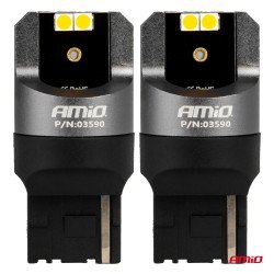 ΛΑΜΠΕΣ WY21W 12/24V 6.000K 4SMD LED CAN-BUS ΚΙΤΡΙΝΟ PRO SERIES AMIO - 2 ΤΕΜ.-Amio-03590/AM ΛΑΜΠΕΣ WY21W 12/24V 6.000K 4SMD LED CAN-BUS ΚΙΤΡΙΝΟ PRO SERIES AMIO - 2 ΤΕΜ.-Amio-03590/AM