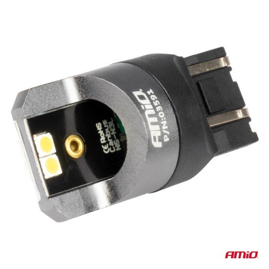 ΛΑΜΠΑΚΙΑ W21/5W 7443 12/24V 6.000K 4xSMD LED CAN-BUS ΛΕΥΚΟ PRO SERIES AMIO - 2 Τεμ.-Amio-03591/AM ΛΑΜΠΑΚΙΑ W21/5W 7443 12/24V 6.000K 4xSMD LED CAN-BUS ΛΕΥΚΟ PRO SERIES AMIO - 2 Τεμ.-Amio-03591/AM