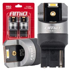 ΛΑΜΠΑΚΙΑ WY21W 7440 12/24V 6.000K 2xSMD LED FULL CAN-BUS ΠΟΡΤΟΚΑΛΙ PRO SERIES AMIO - 2 Τεμ.-Amio-03600/AM ΛΑΜΠΑΚΙΑ WY21W 7440 12/24V 6.000K 2xSMD LED FULL CAN-BUS ΠΟΡΤΟΚΑΛΙ PRO SERIES AMIO - 2 Τεμ.-Amio-03600/AM