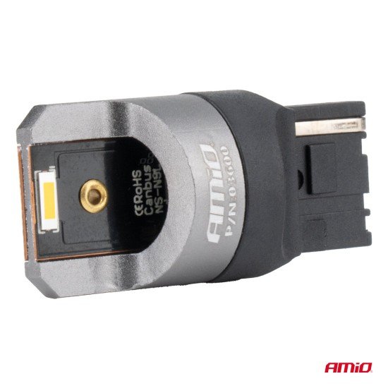 ΛΑΜΠΑΚΙΑ WY21W 7440 12/24V 6.000K 2xSMD LED FULL CAN-BUS ΠΟΡΤΟΚΑΛΙ PRO SERIES AMIO - 2 Τεμ.-Amio-03600/AM ΛΑΜΠΑΚΙΑ WY21W 7440 12/24V 6.000K 2xSMD LED FULL CAN-BUS ΠΟΡΤΟΚΑΛΙ PRO SERIES AMIO - 2 Τεμ.-Amio-03600/AM