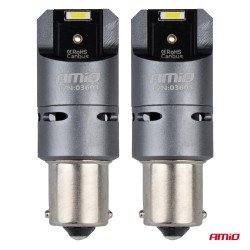 ΛΑΜΠΕΣ P21W BA15S 12/24V 6.000K 2xSMD LED FULL CAN-BUS (ΜΕ ΑΝΕΜΙΣΤΗΡΑΚΙ) ΛΕΥΚΟ PRO SERIES AMIO - 2 ΤΕΜ.-Amio-03603/AM ΛΑΜΠΕΣ P21W BA15S 12/24V 6.000K 2xSMD LED FULL CAN-BUS (ΜΕ ΑΝΕΜΙΣΤΗΡΑΚΙ) ΛΕΥΚΟ PRO SERIES AMIO - 2 ΤΕΜ.-Amio-03603/AM
