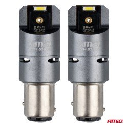 P21/5W BAY15s 12/24V 6.000K 2xSMD LED(ΜΕ ΑΝΕΜΙΣΤΗΡΑΚΙ) FULL CAN-BUS ΛΕΥΚΟ PRO SERIES  AMIO - 2 Τεμ.-Amio-03605/AM P21/5W BAY15s 12/24V 6.000K 2xSMD LED(ΜΕ ΑΝΕΜΙΣΤΗΡΑΚΙ) FULL CAN-BUS ΛΕΥΚΟ PRO SERIES  AMIO - 2 Τεμ.-Amio-03605/AM