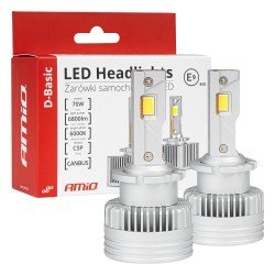 ΛΑΜΠΕΣ LED D2S/D2R 12V 6.000K 6800lm CAN-BUS D-BASIC SERIES AMIO - 2 Τεμ.-Amio-03627/AM ΛΑΜΠΕΣ LED D2S/D2R 12V 6.000K 6800lm CAN-BUS D-BASIC SERIES AMIO - 2 Τεμ.-Amio-03627/AM