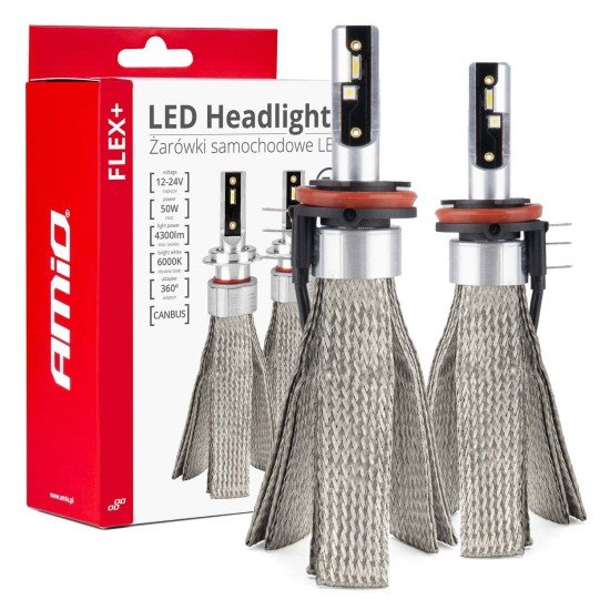 ΛΑΜΠΕΣ LED H15  4300lm 12-24V - 50W - 6000K AMIO - 2 Τεμ.-Amio-03666/AM ΛΑΜΠΕΣ LED H15  4300lm 12-24V - 50W - 6000K AMIO - 2 Τεμ.-Amio-03666/AM