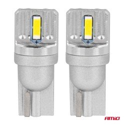 ΛΑΜΠΑΚΙΑ LED T10 W5W 12/24V LED 2x1860SMD STANDARD ΛΕΥΚΑ ΑΜΙΟ - 2 ΤΕΜ.-Amio-03719/AM ΛΑΜΠΑΚΙΑ LED T10 W5W 12/24V LED 2x1860SMD STANDARD ΛΕΥΚΑ ΑΜΙΟ - 2 ΤΕΜ.-Amio-03719/AM