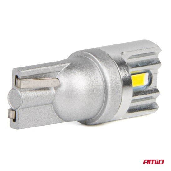 ΛΑΜΠΑΚΙΑ LED T10 W5W 12/24V LED 2x1860SMD STANDARD ΛΕΥΚΑ ΑΜΙΟ - 2 ΤΕΜ.-Amio-03719/AM ΛΑΜΠΑΚΙΑ LED T10 W5W 12/24V LED 2x1860SMD STANDARD ΛΕΥΚΑ ΑΜΙΟ - 2 ΤΕΜ.-Amio-03719/AM