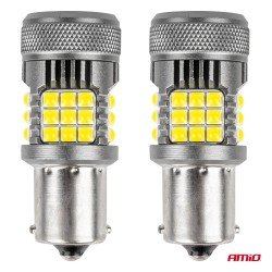 P21W BA15S 12/24V 6.000K 36x3030 SMD LED CAN-BUS ΛΕΥΚΟ PRO SERIES 2ΤΕΜ. AMIO-Amio-03722/AM P21W BA15S 12/24V 6.000K 36x3030 SMD LED CAN-BUS ΛΕΥΚΟ PRO SERIES 2ΤΕΜ. AMIO-Amio-03722/AM