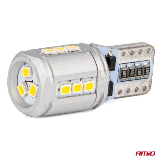 T10e W5W 12/24V 15x2016 SMD LED CAN-BUS ΛΕΥΚΟ 2ΤΕΜ. AMIO-Amio-03723/AM T10e W5W 12/24V 15x2016 SMD LED CAN-BUS ΛΕΥΚΟ 2ΤΕΜ. AMIO-Amio-03723/AM