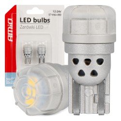 ΛΑΜΠΑΚΙΑ LED T10 W5W 12/24V 3x3020 SMD LED ΛΕΥΚΟ PURE LIGHT SERIES ΑΜΙΟ - 2 ΤΕΜ.-Amio-03725/AM ΛΑΜΠΑΚΙΑ LED T10 W5W 12/24V 3x3020 SMD LED ΛΕΥΚΟ PURE LIGHT SERIES ΑΜΙΟ - 2 ΤΕΜ.-Amio-03725/AM