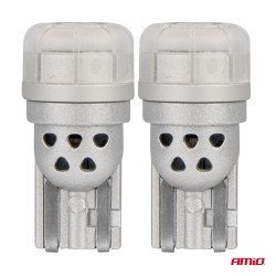 ΛΑΜΠΑΚΙΑ LED T10 W5W 12/24V 3x3020 SMD LED ΛΕΥΚΟ PURE LIGHT SERIES ΑΜΙΟ - 2 ΤΕΜ.-Amio-03725/AM ΛΑΜΠΑΚΙΑ LED T10 W5W 12/24V 3x3020 SMD LED ΛΕΥΚΟ PURE LIGHT SERIES ΑΜΙΟ - 2 ΤΕΜ.-Amio-03725/AM