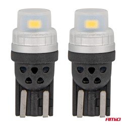 ΛΑΜΠΑΚΙΑ T10 W5W 12/24V 2x3020 SMD LED ΛΕΥΚΟ PURE LIGHT SERIES AMIO - 2 Τεμ.-Amio-03726/AM ΛΑΜΠΑΚΙΑ T10 W5W 12/24V 2x3020 SMD LED ΛΕΥΚΟ PURE LIGHT SERIES AMIO - 2 Τεμ.-Amio-03726/AM