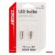 ΛΑΜΠΑΚΙΑ T5 W1W 12V 1SMD LED ΚΟΚΚΙΝΑ AMIO - 2 ΤΕΜ.-Amio-03727/AM