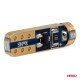 ΛΑΜΠΑΚΙΑ T5 W1W 12V 1SMD LED ΜΠΛΕ AMIO - 2 ΤΕΜ.-Amio-03728/AM