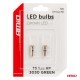 ΛΑΜΠΑΚΙΑ T5 W1W 12V 1SMD LED ΠΡΑΣΙΝΑ AMIO - 2 ΤΕΜ.-Amio-03729/AM