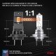 ΛΑΜΠΕΣ LED H7 12V 44W 6.500K 3.936lm CSP X4 SERIES AVIATOR PLUG & PLAY ΑΜΙΟ - 2 ΤΕΜ.-Amio-03764/AM ΛΑΜΠΕΣ LED H7 12V 44W 6.500K 3.936lm CSP X4 SERIES AVIATOR PLUG & PLAY ΑΜΙΟ - 2 ΤΕΜ.-Amio-03764/AM
