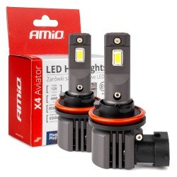 ΛΑΜΠΕΣ LED H8/Η9/Η11 12V 44W 6.500K 3.936lm X4 SERIES AVIATOR PLUG & PLAY ΑΜΙΟ - 2 ΤΕΜ.-Amio-03765/AM ΛΑΜΠΕΣ LED H8/Η9/Η11 12V 44W 6.500K 3.936lm X4 SERIES AVIATOR PLUG & PLAY ΑΜΙΟ - 2 ΤΕΜ.-Amio-03765/AM
