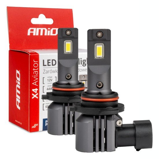 ΛΑΜΠΕΣ HB4 12V 44W 6.500K 3.936lm LED X4 SERIES AVIATOR PLUG & PLAY AMIO 2ΤΕΜ.-Amio-03767/AM ΛΑΜΠΕΣ HB4 12V 44W 6.500K 3.936lm LED X4 SERIES AVIATOR PLUG & PLAY AMIO 2ΤΕΜ.-Amio-03767/AM