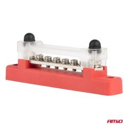 ΜΠΑΡΑ ΚΑΛΩΔΙΩΝ / ΤΕΡΜΑΤΙΚΟ 6 ΘΕΣΕΩΝ max 48V ΚΟΚΚΙΝΟ AMIO - 1 Τεμ.-Amio-03810/AM ΜΠΑΡΑ ΚΑΛΩΔΙΩΝ / ΤΕΡΜΑΤΙΚΟ 6 ΘΕΣΕΩΝ max 48V ΚΟΚΚΙΝΟ AMIO - 1 Τεμ.-Amio-03810/AM