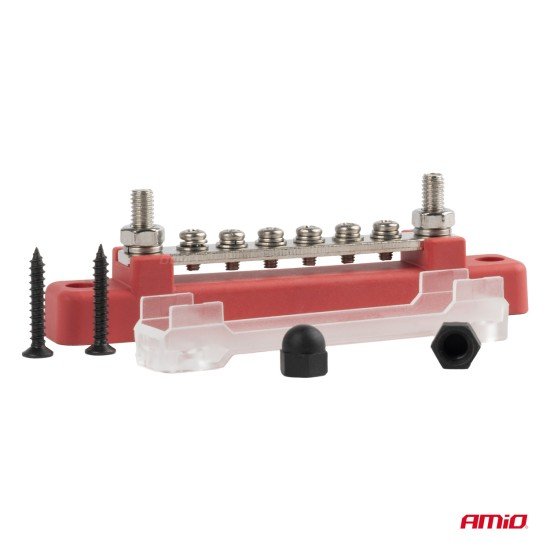 ΜΠΑΡΑ ΚΑΛΩΔΙΩΝ / ΤΕΡΜΑΤΙΚΟ 6 ΘΕΣΕΩΝ max 48V ΚΟΚΚΙΝΟ AMIO - 1 Τεμ.-Amio-03810/AM ΜΠΑΡΑ ΚΑΛΩΔΙΩΝ / ΤΕΡΜΑΤΙΚΟ 6 ΘΕΣΕΩΝ max 48V ΚΟΚΚΙΝΟ AMIO - 1 Τεμ.-Amio-03810/AM