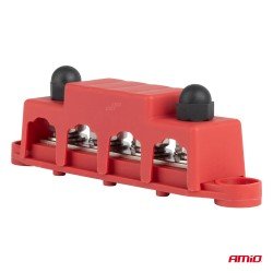 ΜΠΑΡΑ ΚΑΛΩΔΙΩΝ / ΤΕΡΜΑΤΙΚΟ 4 ΘΕΣΕΩΝ max 48V  AMIO - 1 Τεμ.-Amio-03812/AM ΜΠΑΡΑ ΚΑΛΩΔΙΩΝ / ΤΕΡΜΑΤΙΚΟ 4 ΘΕΣΕΩΝ max 48V  AMIO - 1 Τεμ.-Amio-03812/AM