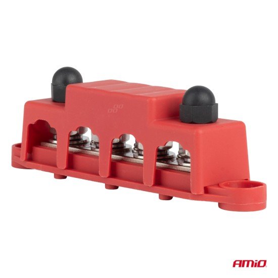 ΜΠΑΡΑ ΚΑΛΩΔΙΩΝ / ΤΕΡΜΑΤΙΚΟ 4 ΘΕΣΕΩΝ max 48V  AMIO - 1 Τεμ.-Amio-03812/AM ΜΠΑΡΑ ΚΑΛΩΔΙΩΝ / ΤΕΡΜΑΤΙΚΟ 4 ΘΕΣΕΩΝ max 48V  AMIO - 1 Τεμ.-Amio-03812/AM