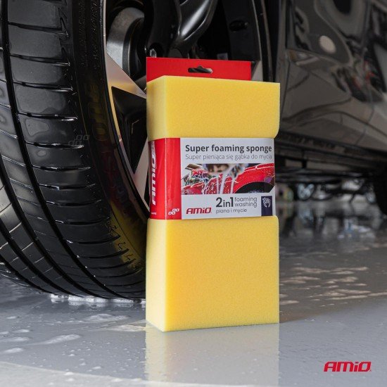 ΣΦΟΥΓΓΑΡΙ ΠΛΥΣΙΜΑΤΟΣ 2in1 SUPER FOAMING 28x14x7cm  ΑΜΙΟ - 1 ΤΕΜ.-Amio-03842/AM ΣΦΟΥΓΓΑΡΙ ΠΛΥΣΙΜΑΤΟΣ 2in1 SUPER FOAMING 28x14x7cm  ΑΜΙΟ - 1 ΤΕΜ.-Amio-03842/AM