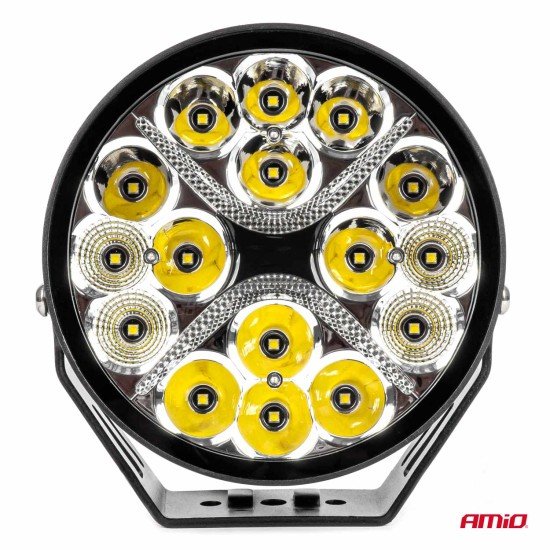 ΠΡΟΒΟΛΕΑΣ ΟΔΗΓΗΣΗΣ ΣΤΡΟΓΓΥΛΟΣ LED PRO IP67 9600lm 10-30V - 80W - 6000K - 16 LED - 178x178x65mm ΑΜΙΟ - 1 ΤΕΜ.-Amio-03871/AM ΠΡΟΒΟΛΕΑΣ ΟΔΗΓΗΣΗΣ ΣΤΡΟΓΓΥΛΟΣ LED PRO IP67 9600lm 10-30V - 80W - 6000K - 16 LED - 178x178x65mm ΑΜΙΟ - 1 ΤΕΜ.-Amio-03871/AM