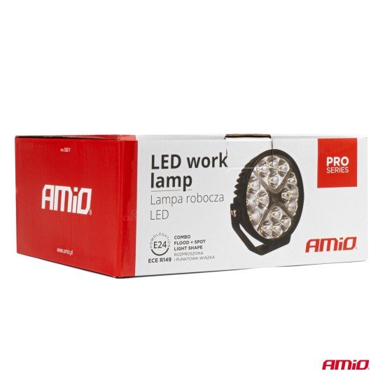 ΠΡΟΒΟΛΕΑΣ ΟΔΗΓΗΣΗΣ ΣΤΡΟΓΓΥΛΟΣ LED PRO IP67 9600lm 10-30V - 80W - 6000K - 16 LED - 178x178x65mm ΑΜΙΟ - 1 ΤΕΜ.-Amio-03871/AM ΠΡΟΒΟΛΕΑΣ ΟΔΗΓΗΣΗΣ ΣΤΡΟΓΓΥΛΟΣ LED PRO IP67 9600lm 10-30V - 80W - 6000K - 16 LED - 178x178x65mm ΑΜΙΟ - 1 ΤΕΜ.-Amio-03871/AM