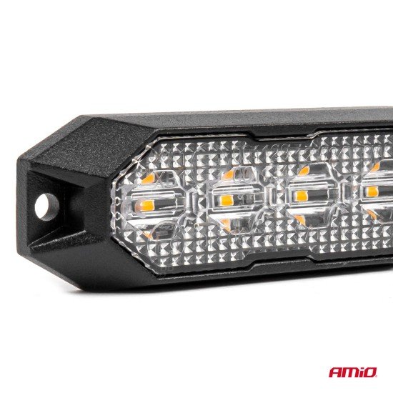 ΣΤΡΟΜΠΟ 12/24V 6xSMD LED 18W (6x3W) R65 R10 IP68 IP6K9K 122x30mm ΑΜΙΟ - 1 ΤΕΜ.-Amio-03930/AM ΣΤΡΟΜΠΟ 12/24V 6xSMD LED 18W (6x3W) R65 R10 IP68 IP6K9K 122x30mm ΑΜΙΟ - 1 ΤΕΜ.-Amio-03930/AM