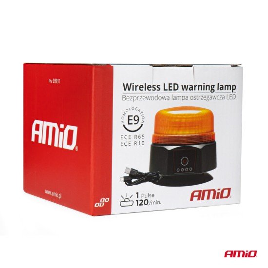 ΦΑΡΟΣ 12/24V ΠΟΡΤΟΚΑΛΙ 36xSMD LED ΜΑΓΝΗΤΙΚΟΣ ΕΠΑΝΑΦΟΡΤΙΖΟΜΕΝΟΣ ΑΣΥΡΜΑΤΟΣ R65 R10 IP66 123x110mm ΑΜΙΟ - 1 ΤΕΜ.-Amio-03931/AM ΦΑΡΟΣ 12/24V ΠΟΡΤΟΚΑΛΙ 36xSMD LED ΜΑΓΝΗΤΙΚΟΣ ΕΠΑΝΑΦΟΡΤΙΖΟΜΕΝΟΣ ΑΣΥΡΜΑΤΟΣ R65 R10 IP66 123x110mm ΑΜΙΟ - 1 ΤΕΜ.-Amio-03931/AM