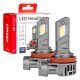 H8/H9/H11 12V 50W 6.000K 4200LM CSP LED CAN-BUS SERIES X5 WINGER 2ΤΕΜ. AMIO-Lampa-03947/AM H8/H9/H11 12V 50W 6.000K 4200LM CSP LED CAN-BUS SERIES X5 WINGER 2ΤΕΜ. AMIO-Lampa-03947/AM