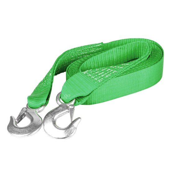 ΙΜΑΝΤΑΣ ΡΥΜΟΥΛΚΗΣΗΣ TOW ROPE ΠΡΑΣΙΝΟ 75mm 8000KG 5m AMIO - 1 τεμ.-Amio-03993/AM