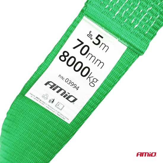 ΙΜΑΝΤΑΣ ΡΥΜΟΥΛΚΗΣΗΣ TOW ROPE H+U ΠΡΑΣΙΝΟ 75mm 8000KG 5m AMIO - 1 τεμ.-Amio-03994/AM ΙΜΑΝΤΑΣ ΡΥΜΟΥΛΚΗΣΗΣ TOW ROPE H+U ΠΡΑΣΙΝΟ 75mm 8000KG 5m AMIO - 1 τεμ.-Amio-03994/AM