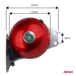ΚΟΡΝΑ ΣΑΛΙΓΓΑΡΙΑ 12V - 110dB ΚΟΚΚΙΝΟ/ΜΑΥΡΟ ΑΜΙΟ - 2 ΤΕΜ.-Amio-04075/AM ΚΟΡΝΑ ΣΑΛΙΓΓΑΡΙΑ 12V - 110dB ΚΟΚΚΙΝΟ/ΜΑΥΡΟ ΑΜΙΟ - 2 ΤΕΜ.-Amio-04075/AM